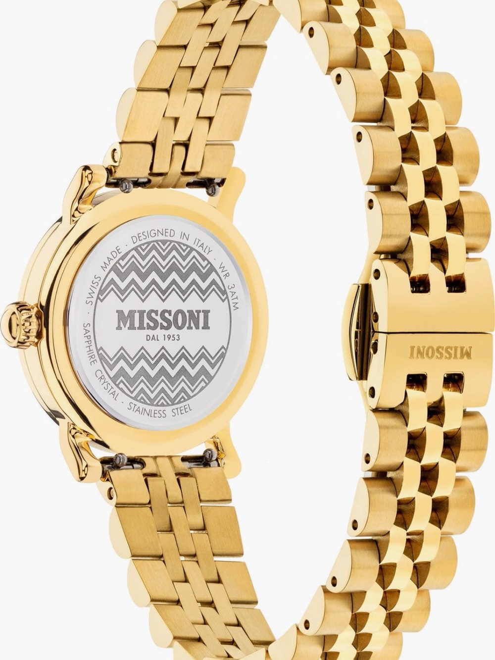 Missoni Gold-Tone Women's Bracelet Watch with Textured Dial - Picture 4 of 4